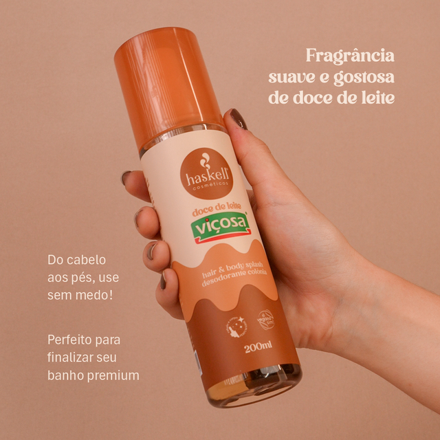 Hair & Body Splash Doce de Leite 200ml